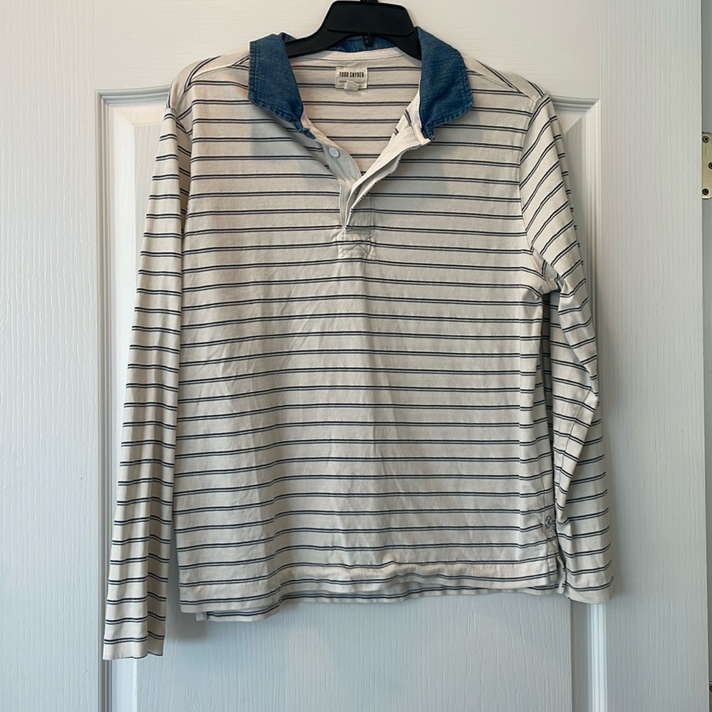Todd Snyder Long Sleeve Rugby Polo